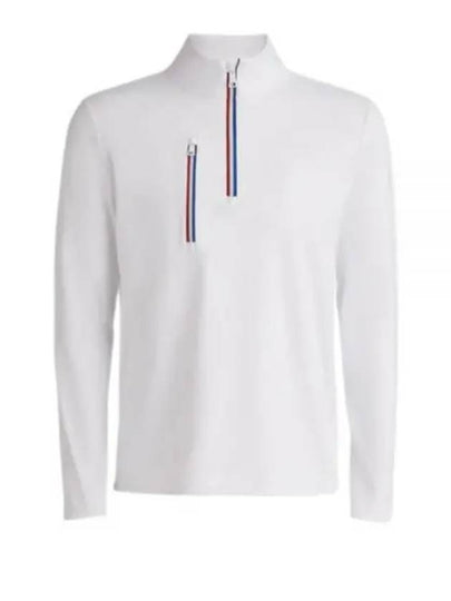 Men's Golf Daytona Tech Interlock Slim Fit Pullover Long Sleeve T-Shirt White - G/FORE - BALAAN 2