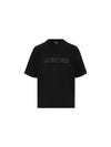 Le Typo Short Sleeve T-Shirt Black - JACQUEMUS - BALAAN 2