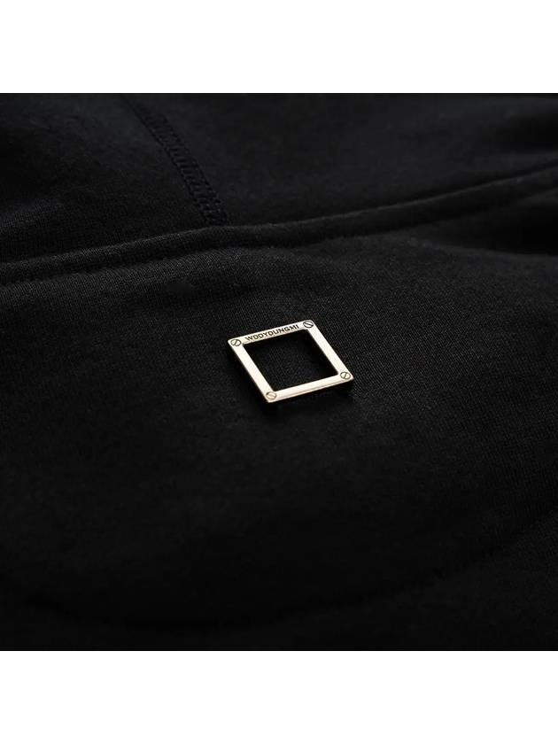 Gradient embossed back logo hood black - WOOYOUNGMI - BALAAN 6