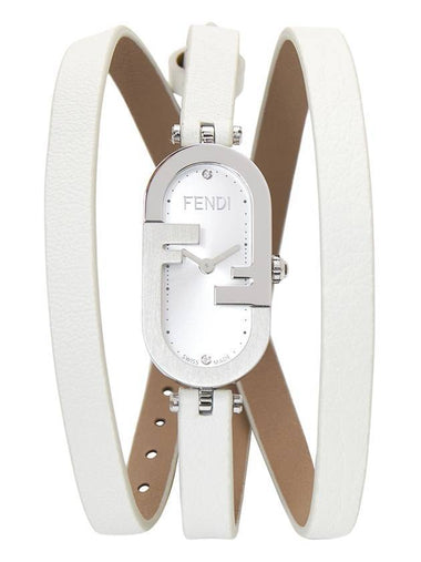 Orak Vertical Watch White - FENDI - BALAAN 1