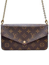 Women s M81896 Monogram Canvas Pochette Felicity Chain Crossbody Bag - LOUIS VUITTON - BALAAN 1