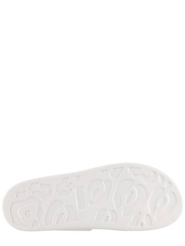 Logo Pool Slippers White - ALEXANDER MCQUEEN - BALAAN 5