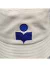 HALEY logo bucket hat ecru blue CU001XFA A1C09A ECBU - ISABEL MARANT ETOILE - BALAAN 6
