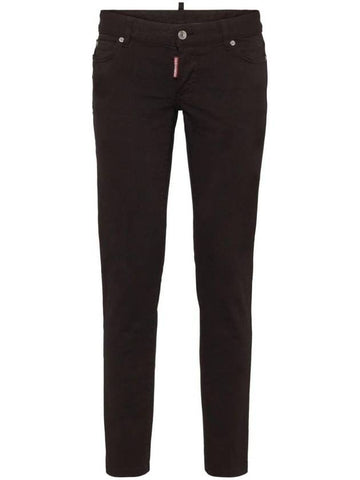 Bull Jennifer Skinny Jeans Black - DSQUARED2 - BALAAN 1