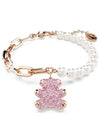 Teddy Pearl Bracelet Pink Rose Gold - SWAROVSKI - BALAAN 2