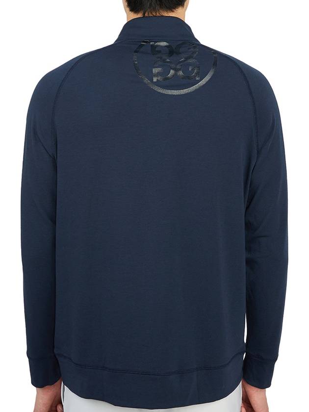 MS21K79 TWLT Men's Lux Staple Half Zip Long Sleeve T-Shirt Navy MS21K79 TWLT - G/FORE - BALAAN 5