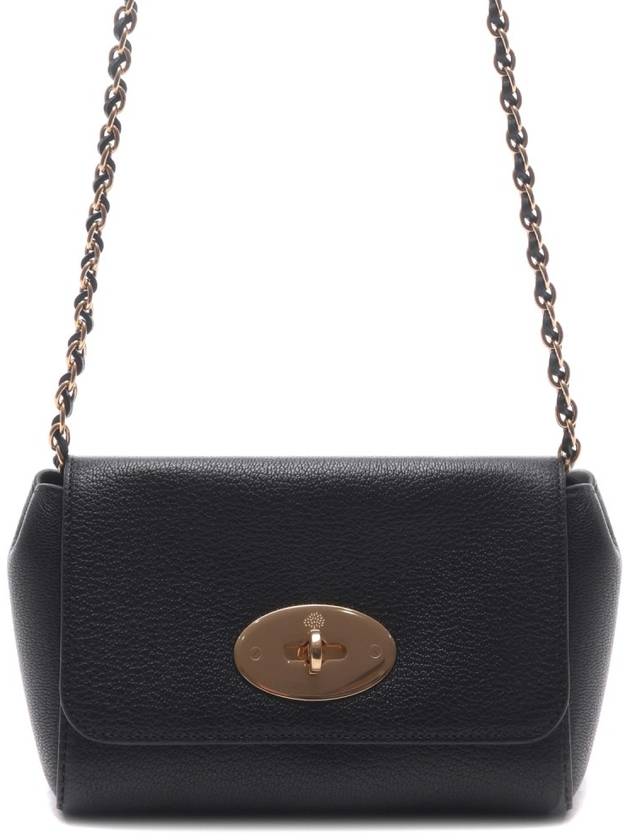 Lily Small Shoulder Bag Black - MULBERRY - BALAAN 3