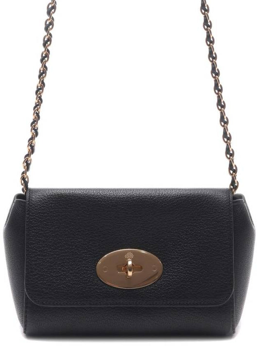 Lily Small Shoulder Bag Black - MULBERRY - BALAAN 2