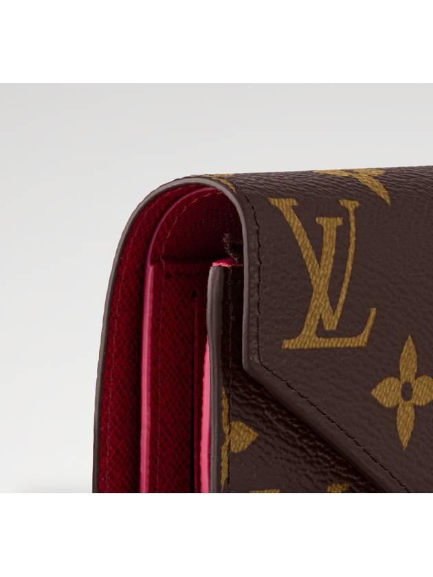 Victorine Monogram Half Wallet Fuchsia - LOUIS VUITTON - BALAAN 4