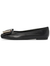 Ferragamo LINA NERO 0763167 Women s Flat Shoes Foot C - SALVATORE FERRAGAMO - BALAAN 4