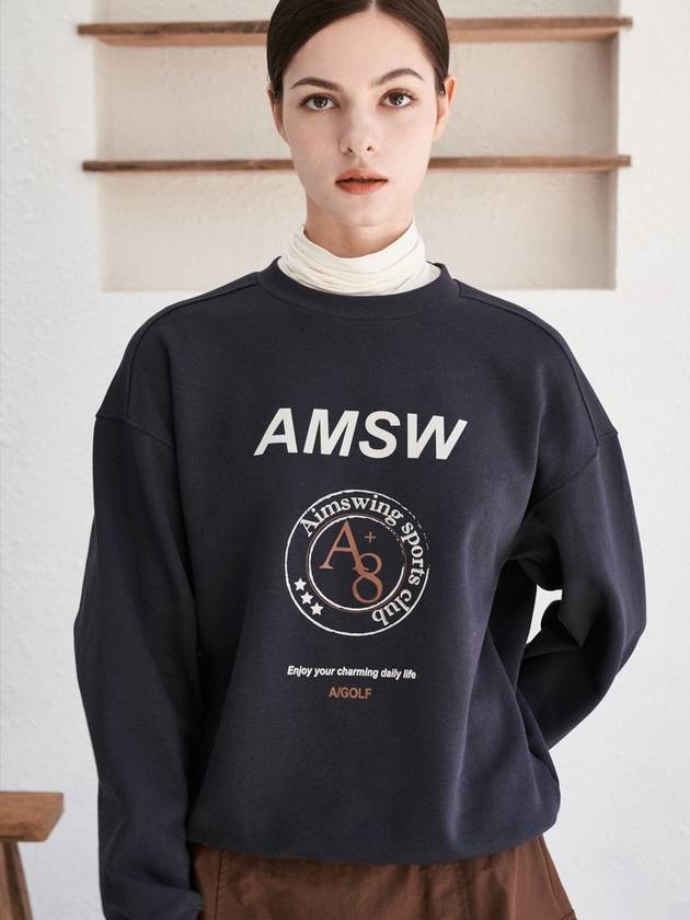 Signature Logo Sweatshirt - AIMSWING+8 - BALAAN 2