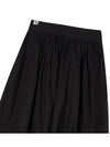 Ryeo Ring Cotton A Line Skirt Black - THE GREEN LAB - BALAAN 3