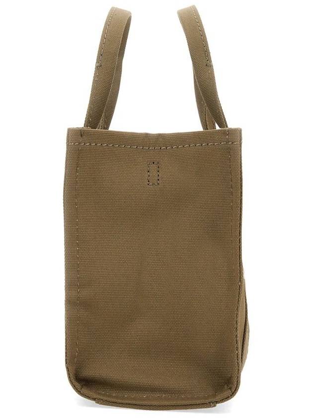 Logo Small Canvas Tote Bag Khaki - MARC JACOBS - BALAAN 5