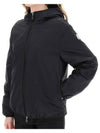 Fegeo Logo Patch Zip Up Hoodie Black - MONCLER - BALAAN 9