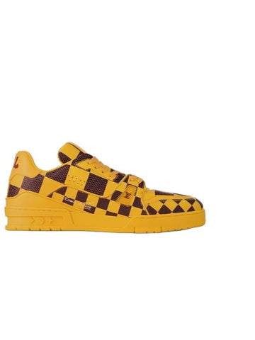 LV Trainer Low Top Sneakers Yellow - LOUIS VUITTON - BALAAN 1