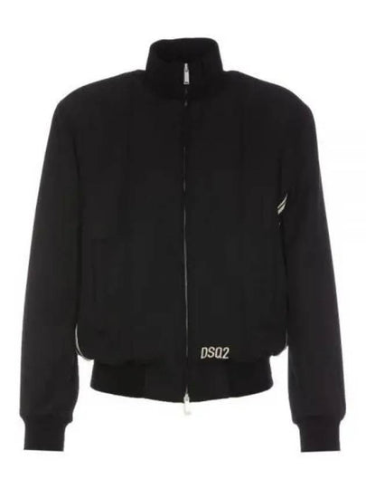 Striped Track Jacket Black - DSQUARED2 - BALAAN 2