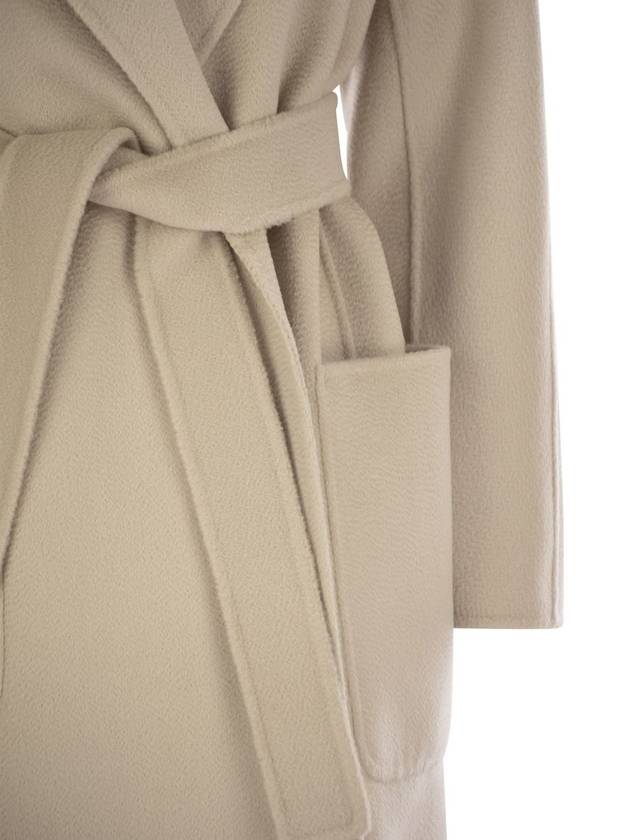 Amore Wool Cashmere Single Coat Beige - S MAX MARA - BALAAN 5