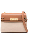 Mini Manhattan Cross Bag Desert Dust Brick - SAINT LAURENT - BALAAN 1