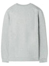 Men's VPC Logo Print Crew Neck Sweatshirt Grey - A.P.C. - BALAAN 3