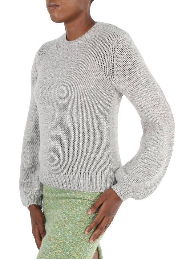 Chloe Ladies Shadow Grey Ribbed Cashmere Sweater, Size X-Small - CHLOE - BALAAN 3