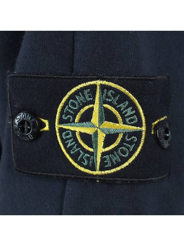 Compass Logo Patch Hoodie Navy - STONE ISLAND - BALAAN 6