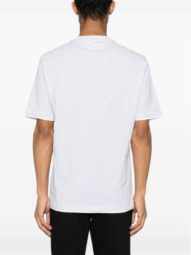 Cotton Short Sleeve T-Shirt White - BRUNELLO CUCINELLI - BALAAN 4