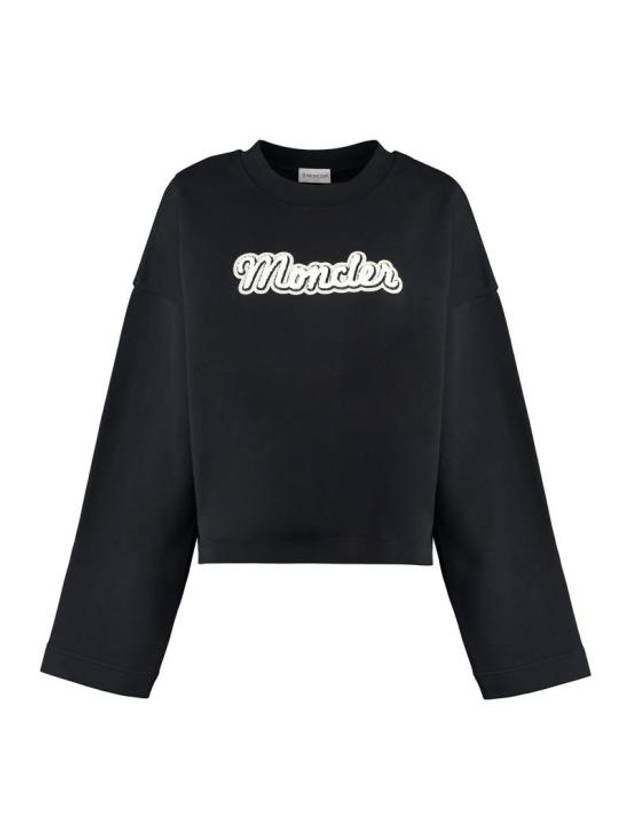 Long Sleeve T Shirt 8G00020 899U5 999 Black - MONCLER - BALAAN 1