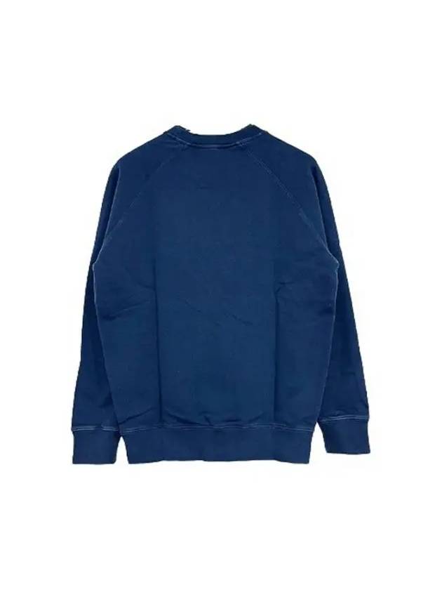 Dressed Fox Patch Classic Sweatshirt Blue Denim - MAISON KITSUNE - BALAAN 5