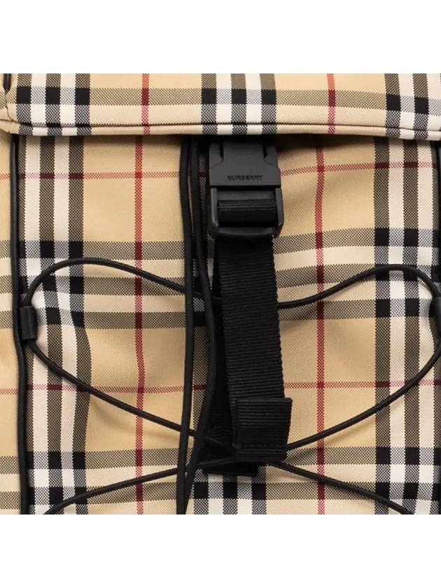 Murray Polyamide Backpack Beige - BURBERRY - BALAAN 4