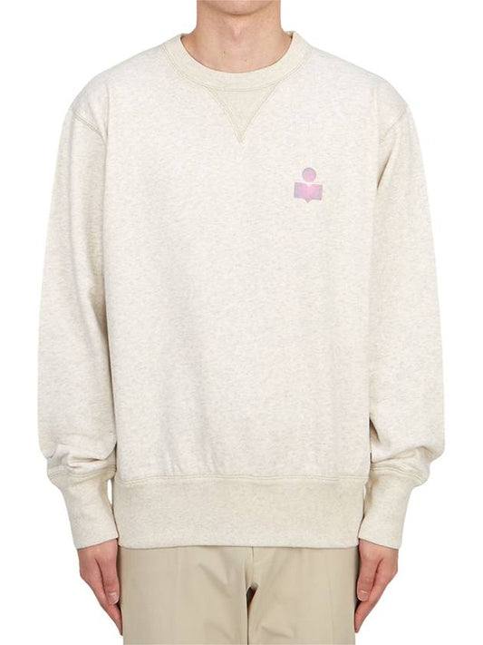 Mike Cotton Logo Sweatshirt Ecru - ISABEL MARANT - BALAAN 2