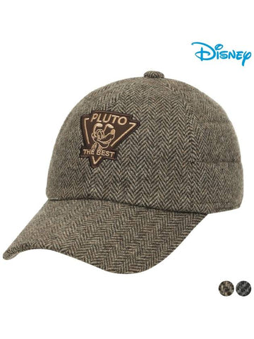 Men s Wool Herringbone Embroidery Hat DO4MAC030 - DISNEY GOLF - BALAAN 1