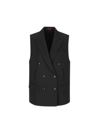 Web Wool Vest Black - GUCCI - BALAAN 1