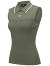 WOMEN SLEEVELESS COLLARED SWEATERKH - ANEWGOLF - BALAAN 3