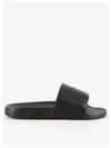 GG Rubber Slippers Black - GUCCI - BALAAN 2