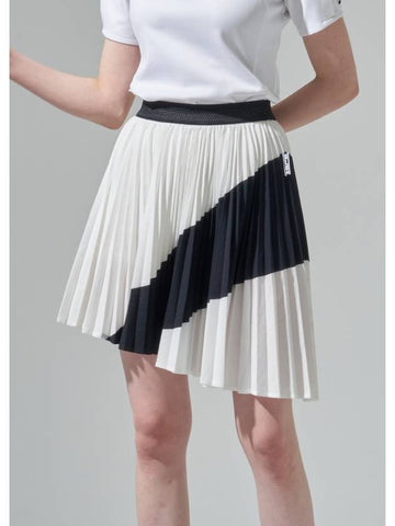 Unbalanced pleated skirtWH - BLUDOT - BALAAN 1