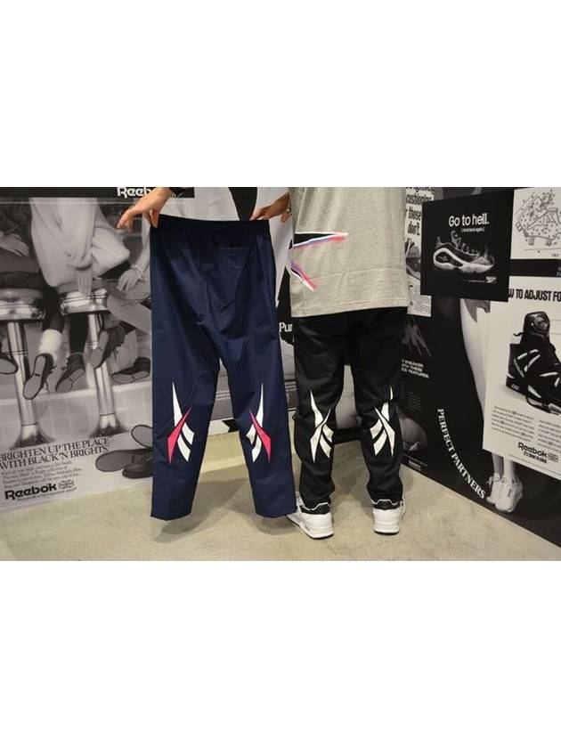 Retro Nylon Track Pants Navy - REEBOK - BALAAN 7