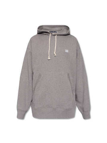 Farrin Face Oversized Hoodie Grey - ACNE STUDIOS - BALAAN 1