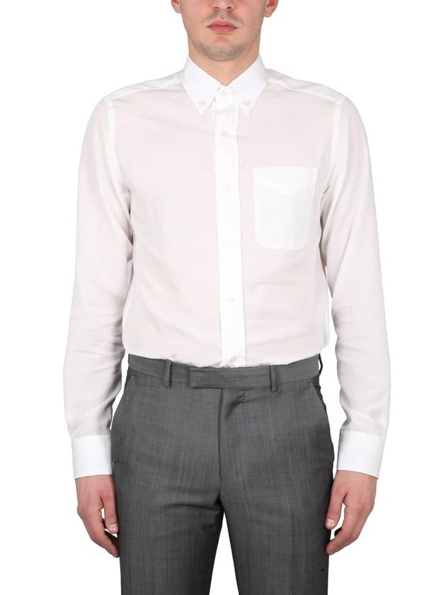 Long Sleeve Shirt HSO001 FMT004S23AW004 IVORY - TOM FORD - BALAAN 2