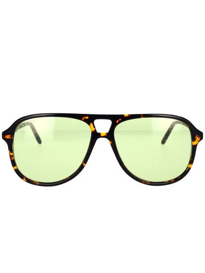 Eyewear Tortoiseshell Acetate Sunglasses Green - GUCCI - BALAAN 2