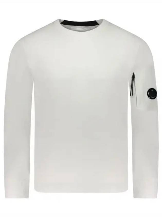 Diagonal Raised Fleece Sweatshirt White - CP COMPANY - BALAAN 2