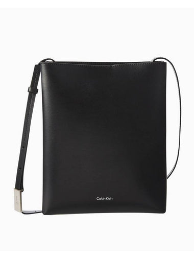 Jeans Leather Leather Cross Bag Black - CALVIN KLEIN - BALAAN 1