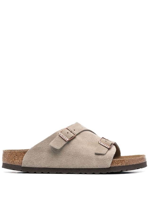 Zurich Suede Slippers Taupe - BIRKENSTOCK - BALAAN 2