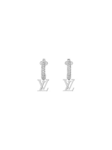 LV Iconic Earrings Silver - LOUIS VUITTON - BALAAN 1