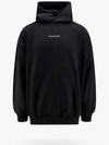 Logo Print Hoodie Black - BALENCIAGA - BALAAN 2