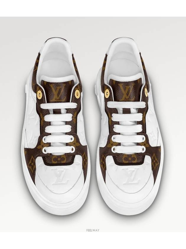 Time Out Trainer Low Top Sneakers White - LOUIS VUITTON - BALAAN 4