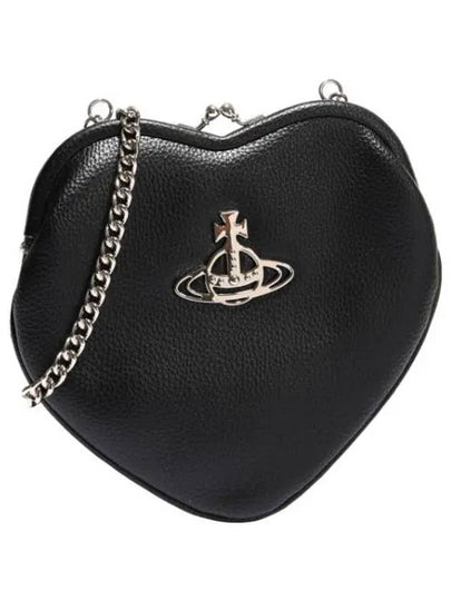 Belle Heart Frame Cross Bag Black - VIVIENNE WESTWOOD - BALAAN 2