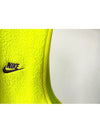 Sherpa Fleece Vest Neon Green - NIKE - BALAAN 5