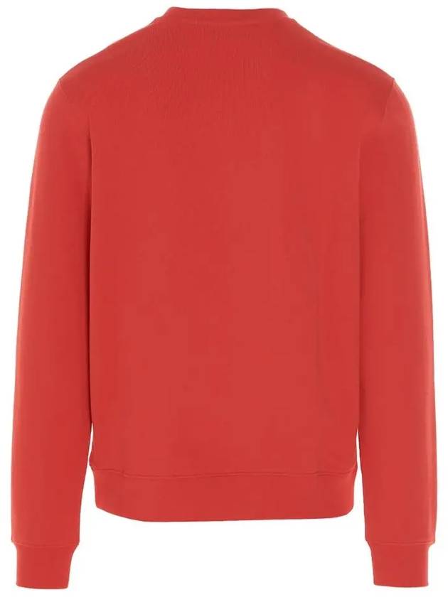 Milano Brushed Logo Sweatshirt Red - MSGM - BALAAN 4