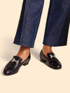 Paris Loafers Black - HERMES - BALAAN 4