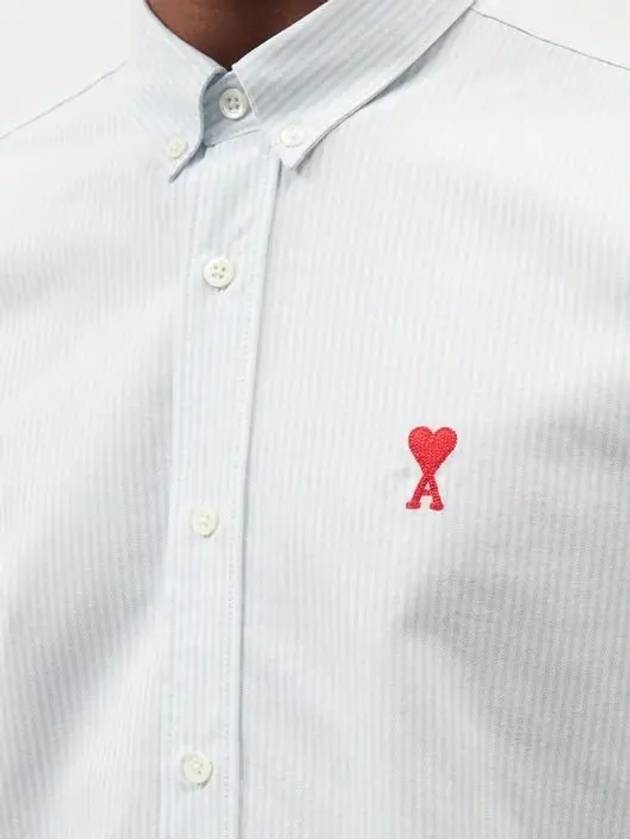 de Coeur de Coeur heart logo organic cotton shirt - AMI - BALAAN 4